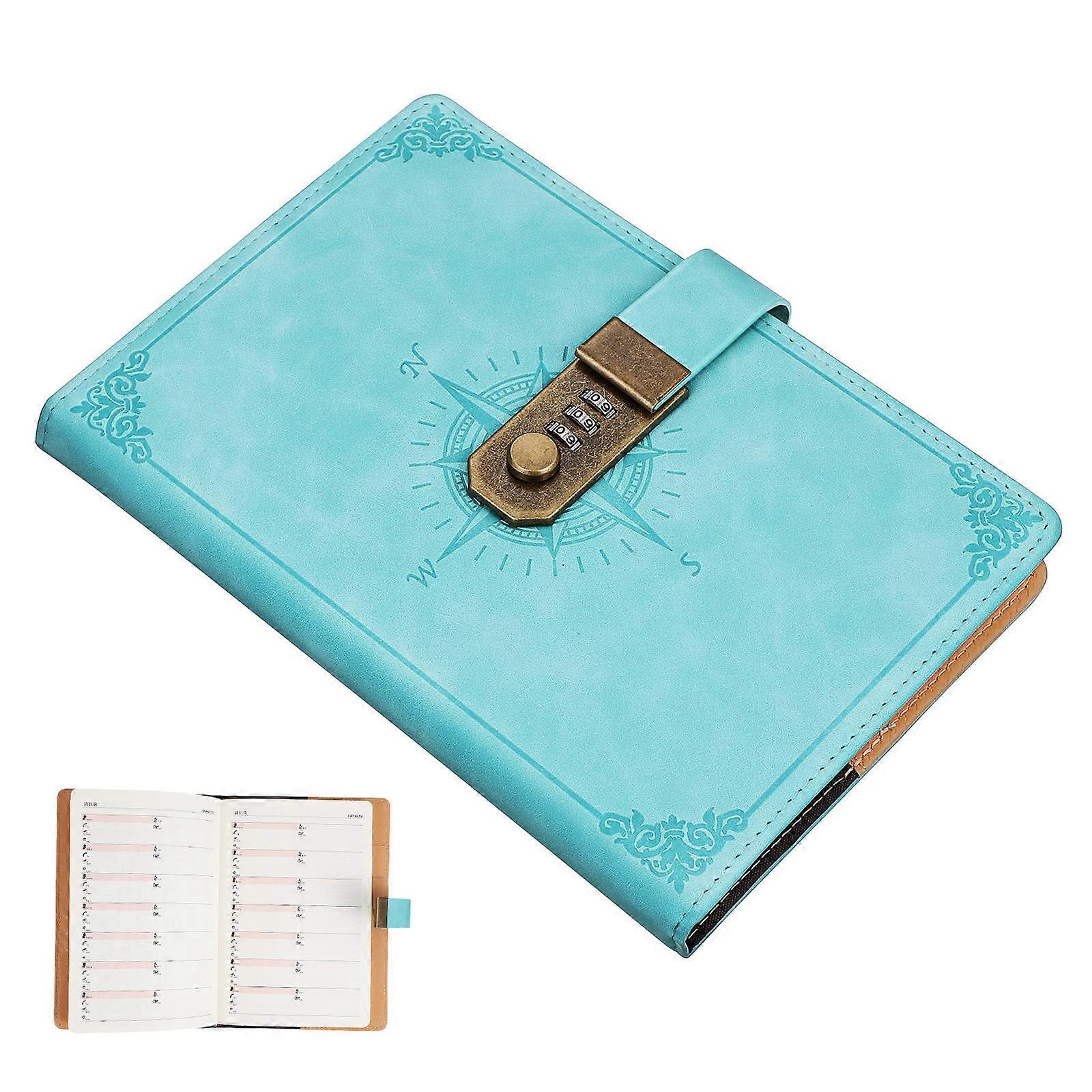 Password Lock Journal Notebook for Writing with Combination Lock