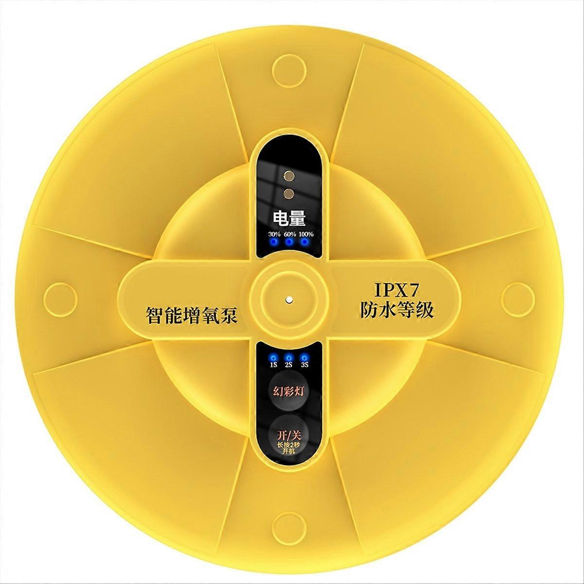 Floating Fish Tank Air Pump USB Single Hole Oxygen Pump with Lights