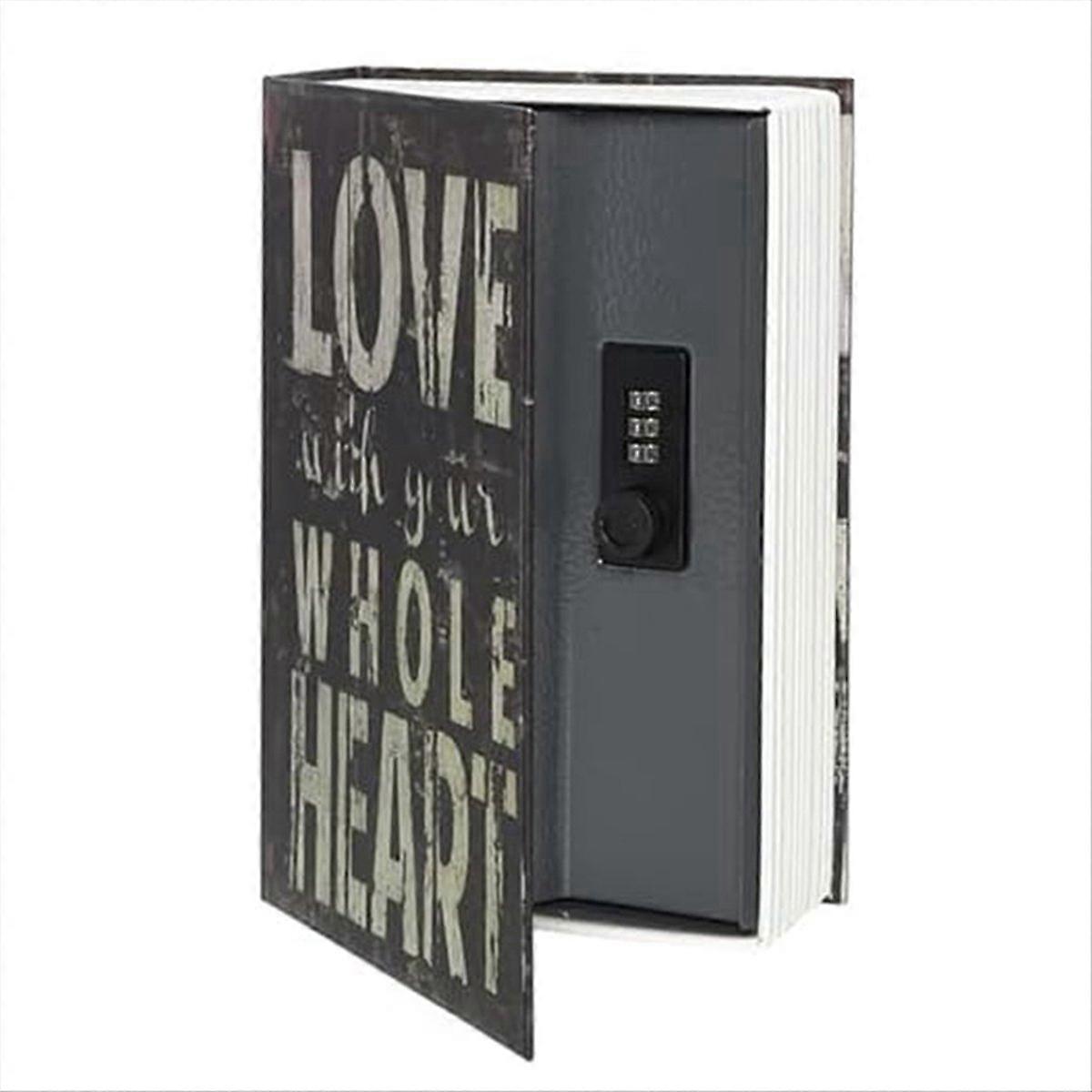Decorative Book Safe Box with Password Lock,A