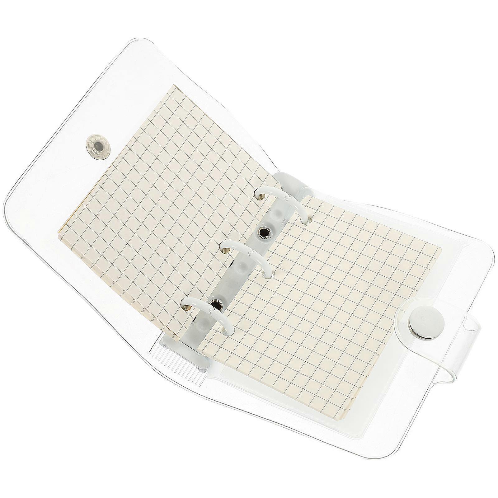 Creative Notebook Small Notepad for Writing Use 1 Piece White PVC