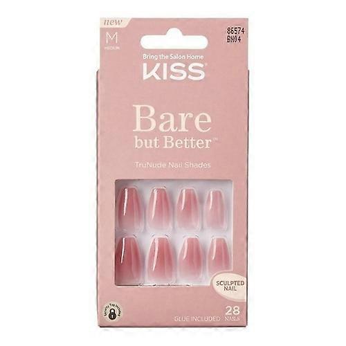 Faux ongles à pression KISS Products Bare But Better Nude, 1 unité (boîte de 2)