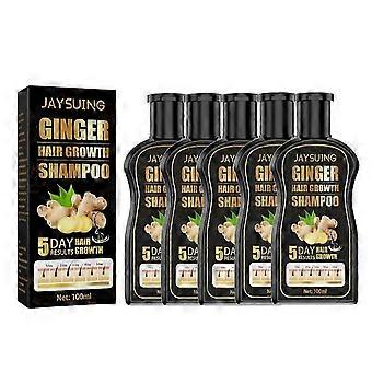 1-5x Ginger Hair Care Shampoo, Hair Growth FormulaPrevent Hair LossRepair And Improve Hair Follicles