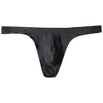 Herrenunterwäsche, Tangas, modische Slips, einfarbige Unterhosen, Slips, Unterwäsche für Herren, Packung (Herren), Schwarz, XXL