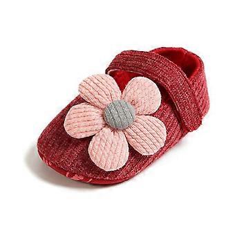Newborn Spring Autumn Baby Shoes Soft Anti-slip Flower Shoes First Walkers Infant Baby