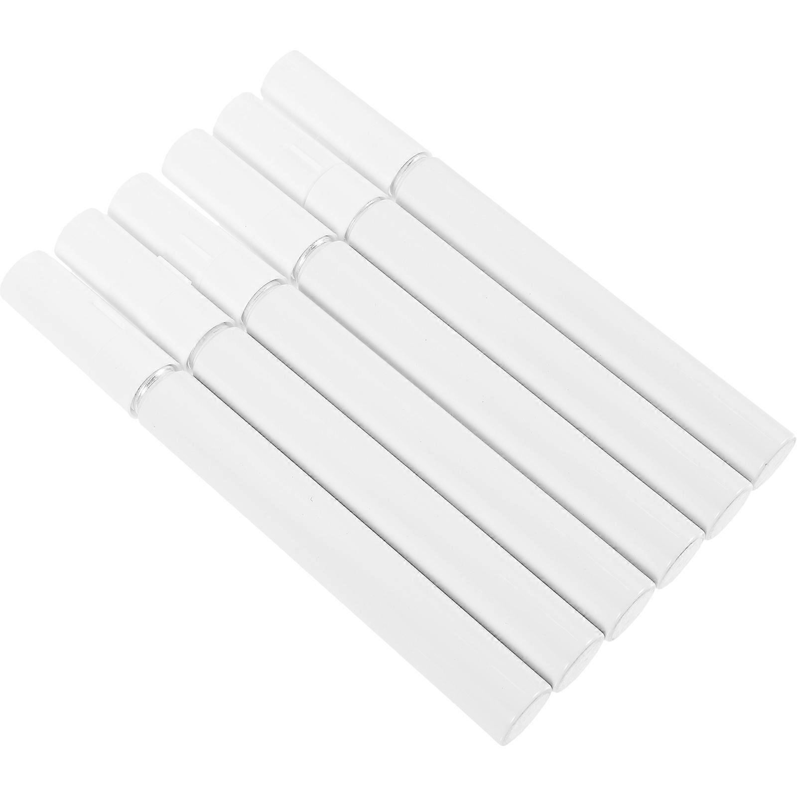 Paint Pen Shell Durable Metal for Storage Use 24Pcs White