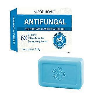 Antifungal Tea Tree Oil Soap, Tolnaftate 1% Cleansing Bar, Hydrating Plant-Based Hand & Body Soap for All Skin Types, 115g