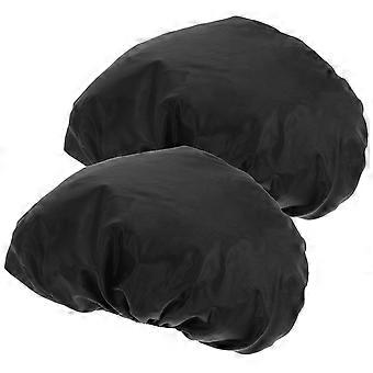 Housse de pluie imperméable pour siège de vélo Élastique résistant à la pluie et à la poussière (noir)
