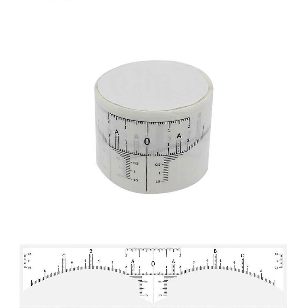 Disposable Eyebrow Ruler Sticker Eyebrow Shaping Tools with Measuring Function 50Pcs