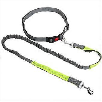 Retractable Dog Leash with Adjustable Waist Rope Hand Free Running Jogging Cycling Big Dogs Pet Elasticity Lead D