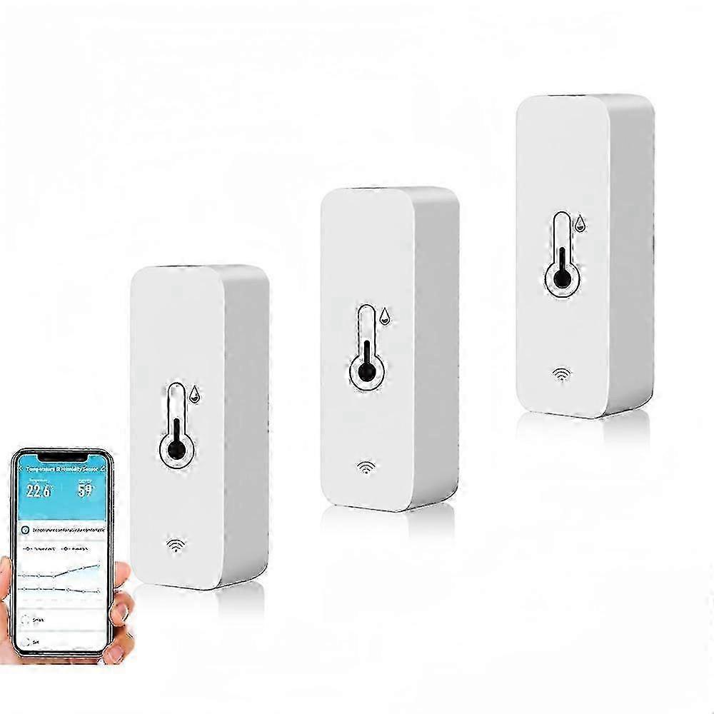 WiFi Temperature and Humidity Hygrometer Sensor, 3x
