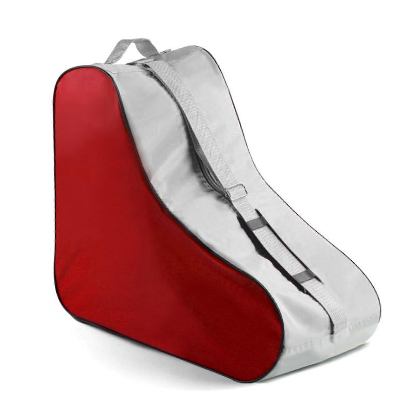 Efficient Roller Skate Storage Bag Showing efficient Design And Ample Space For Accessories  Red