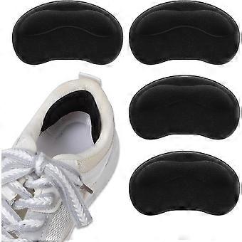 2 Pair Heel Cushion Pads Self-Adhesive Heel Grips Inserts for Boots Loose Shoes Too Big Anti Blister Shoe Liners Heel Protectors Reusable Heel Guards 