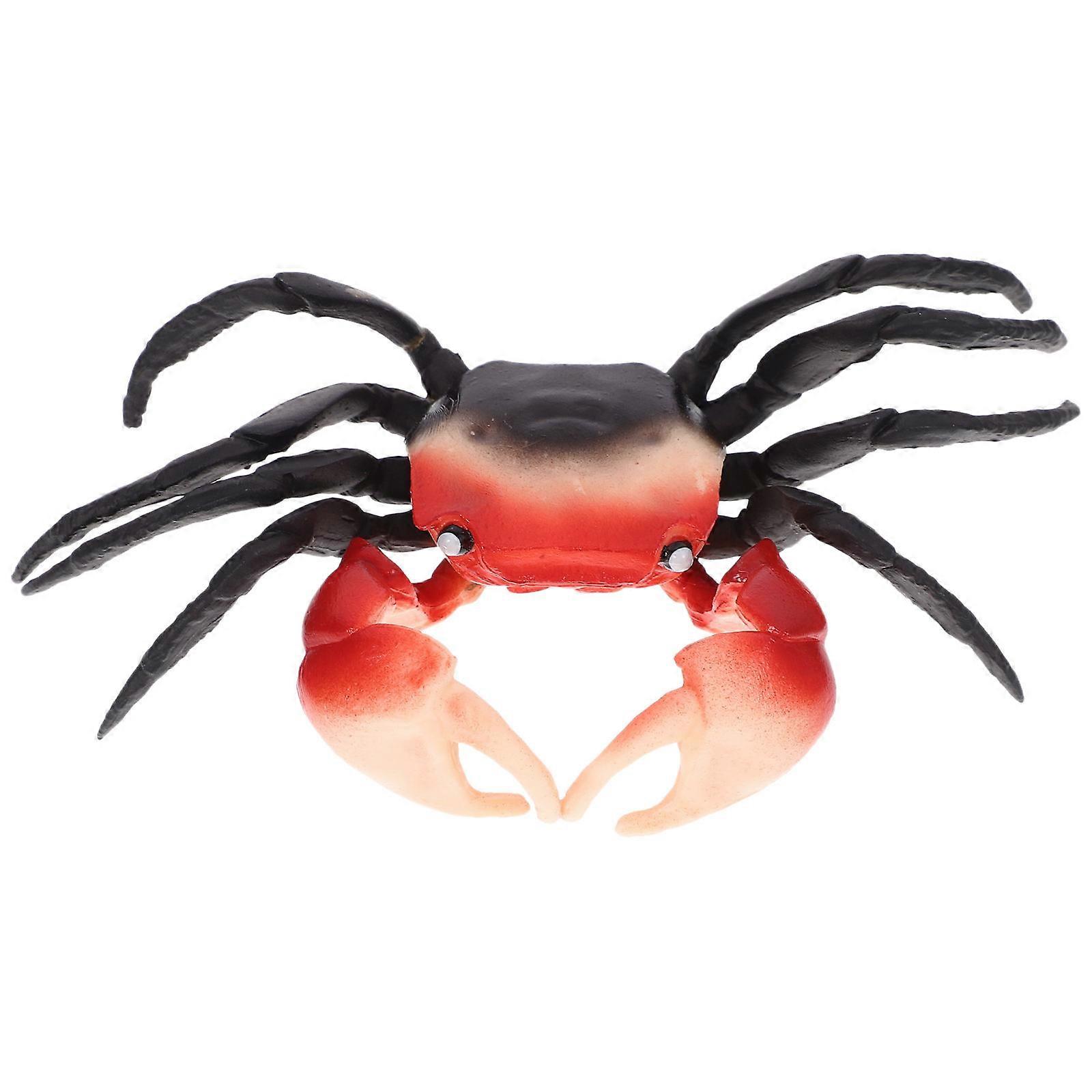 Simulation Crab Model Artificial Crab Decoration for 5Pcs Creative Play