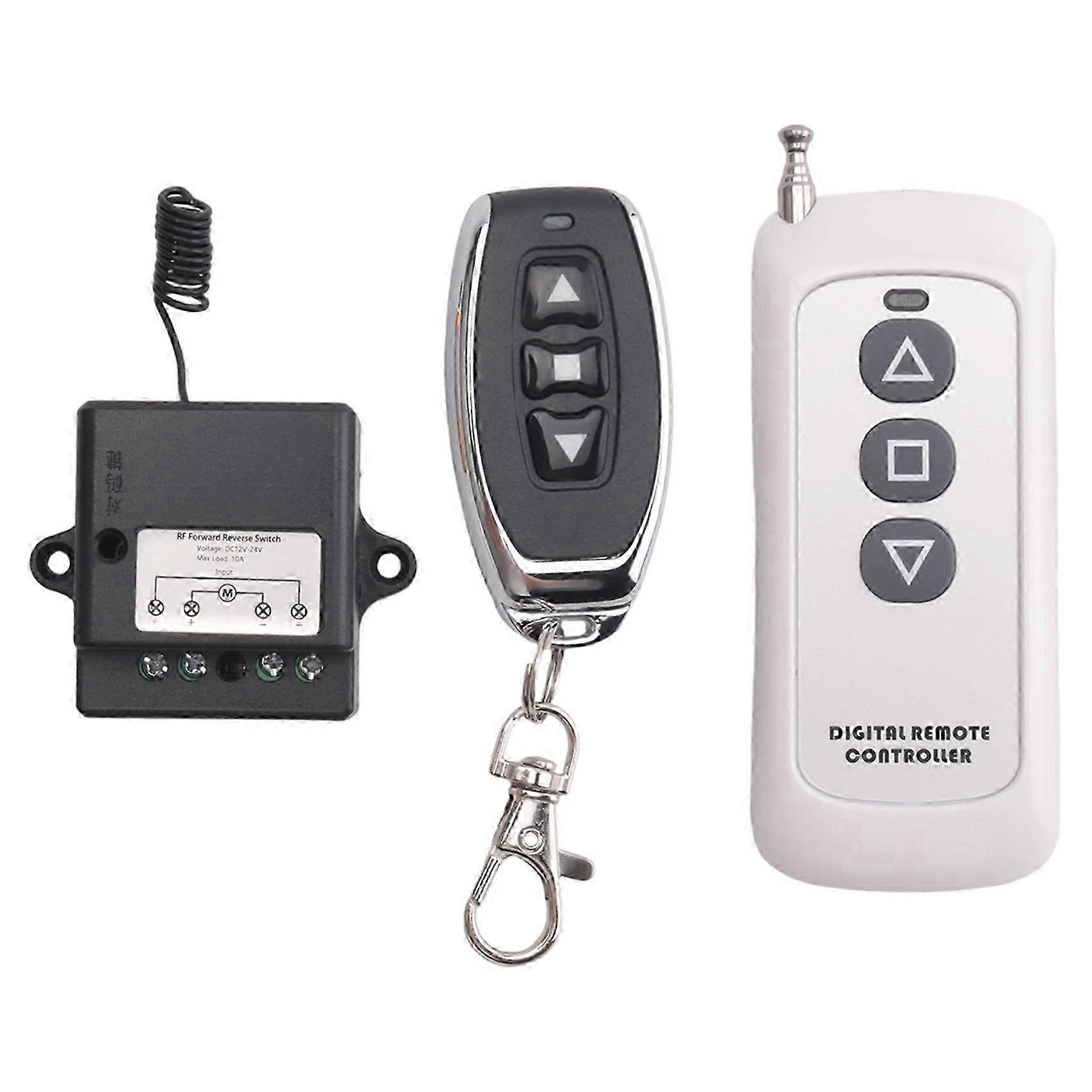 DC12V-24V Forward Reverse Switch, Linear Actuator Remote Control, 10A Current, 165 Ft Range ,Linear Actuator with Remote