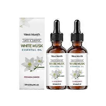 Óleo Essencial de Almíscar Branco (1-5x) - Hidratante, Aromaterapia e Uso em Difusor 60ml_DUIBW