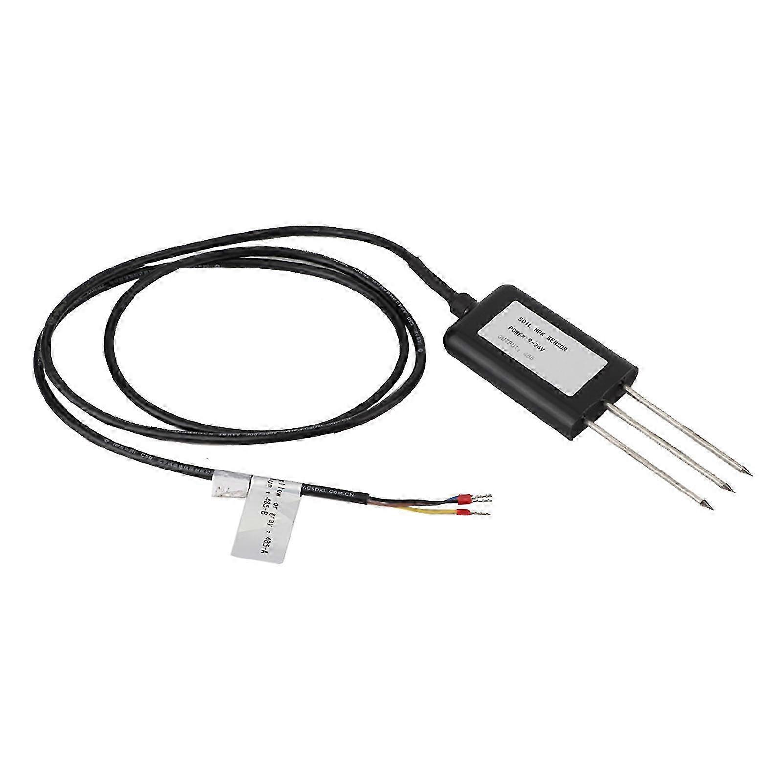 High Precision Soil NPK Sensor Meter, 14cm, ABS, IP68, 12V-24V