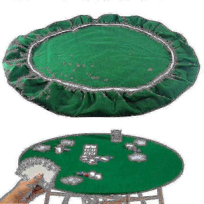Toalha de mesa elástica PDIN-Poker Bridge para jogos de mesa de 36 a 48 polegadas.
