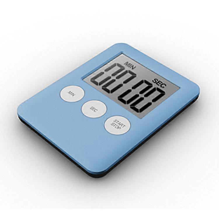 Ultra-thin countdown timer, kitchen timer, electronic timer, kitchen timer reminder, eco-friendly black.