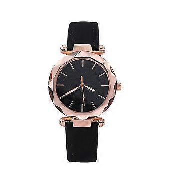 Gifts For Women Ladies Casual Fashion Quartz Watch Sky Twinkling Dial Leather Strap Watch Watches For Women motong