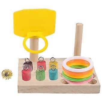 1 Set Papagei Vogel Käfig Spielzeug Mini Basketball Schießen Spielzeug Vogel Ausbildung Spielzeug