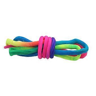 1 Pair Rainbow Thick Round Shoelaces Colorful Fashion Sneaker Shoe Laces