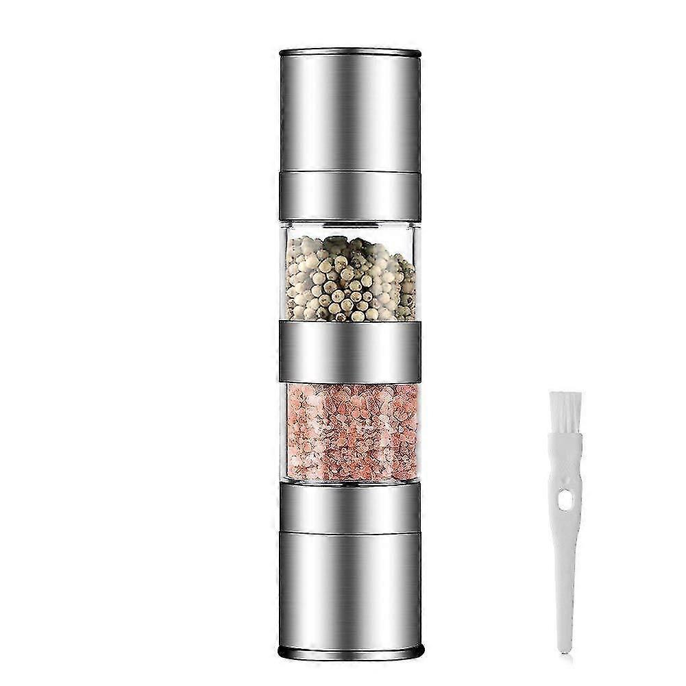 Stainless Steel Manual 2-1 Multi-function Pepper Grinder