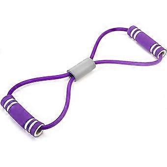 Figure 8 Drawcord, Resistance Band Figure 8 Exercise Cord, Chest Expander, with Foam Grip, Durable