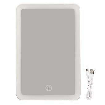 2025 LED Makeup Mirror, Stepless Dimming, 180 Rotation, Touch Switch, Rechargeable with USB Cable