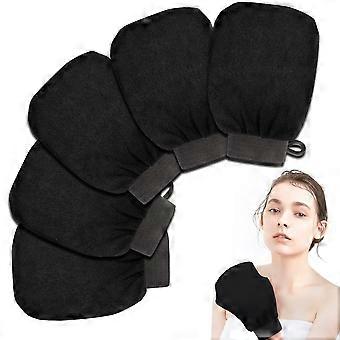 Horny Scrub Handsker Badehåndklæde Dobbeltsidet Gritty Massage Handsker - 5 Pack