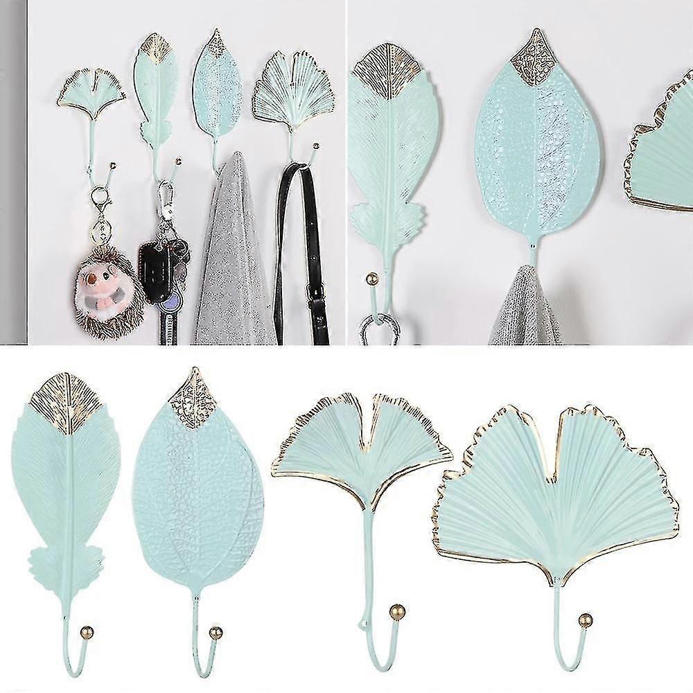 Nordic Style Gold/green Leaf Hook