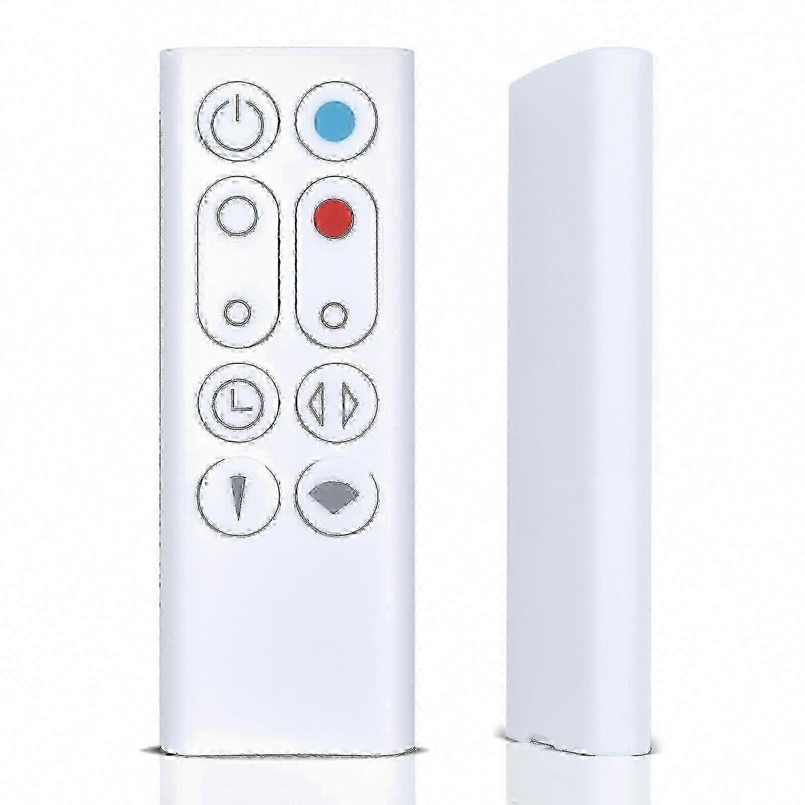 White Replacement Remote for Tower Fan Heater with Hot Cool Functionality