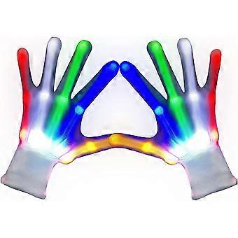 Cool Toys For 8 Years Old Boys Girls,Led Gloves for Kids,Light Up Gloves 5 Colors 6 Light Modes,Perfect Gifts For Halloween Chrismas Easter Birhtday P