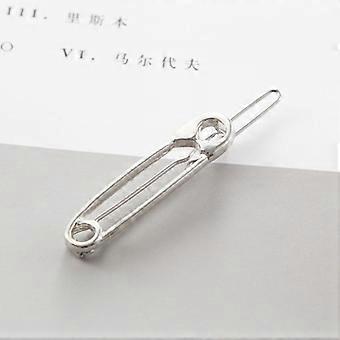 12pcs segurança pino em forma de grampos de cabelo mulher grampos de cabelo de metal barrettes cabelo mulher acessórios de cabelo