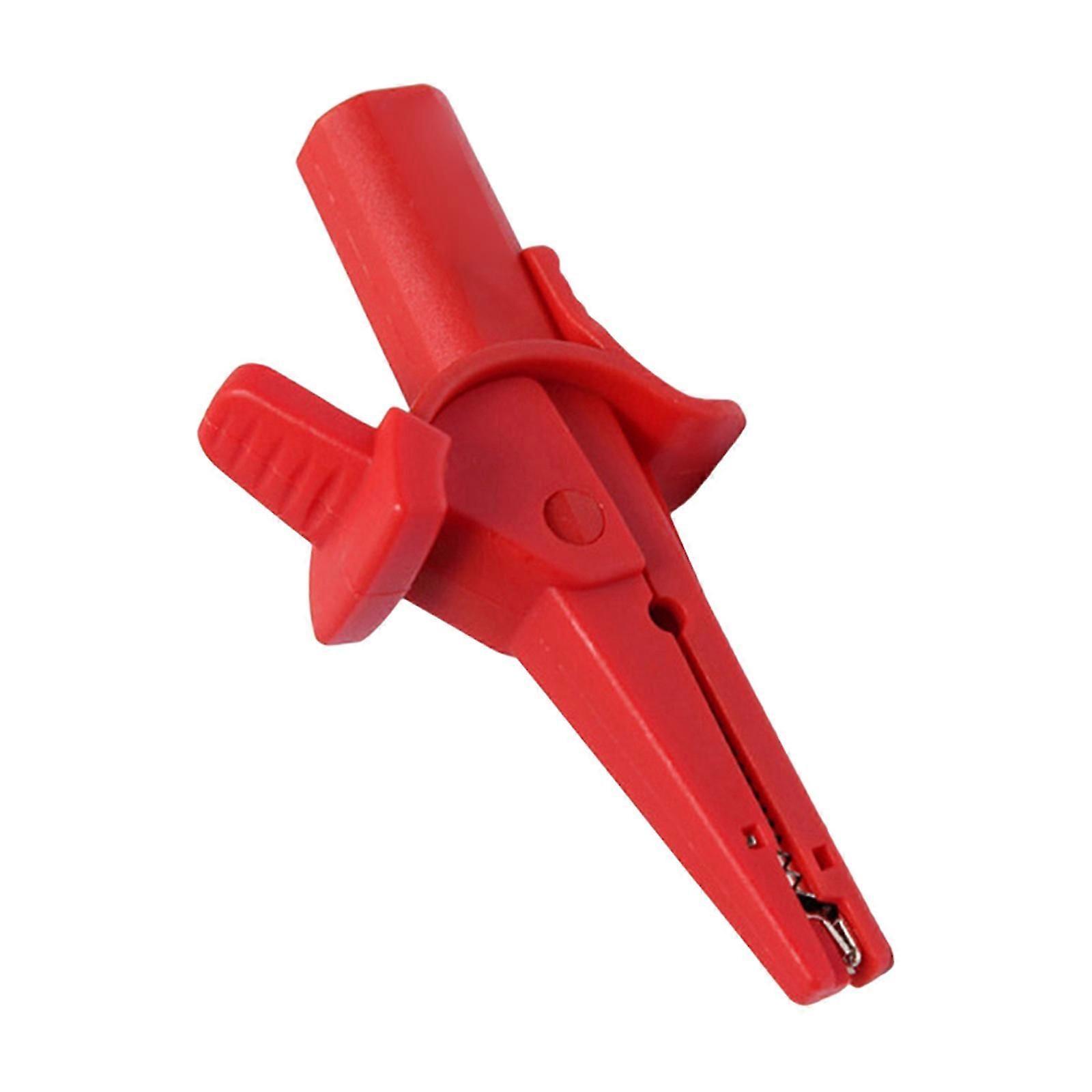 Battery Test Clip | Multimeter Probe | Red Electrical Testing Clip