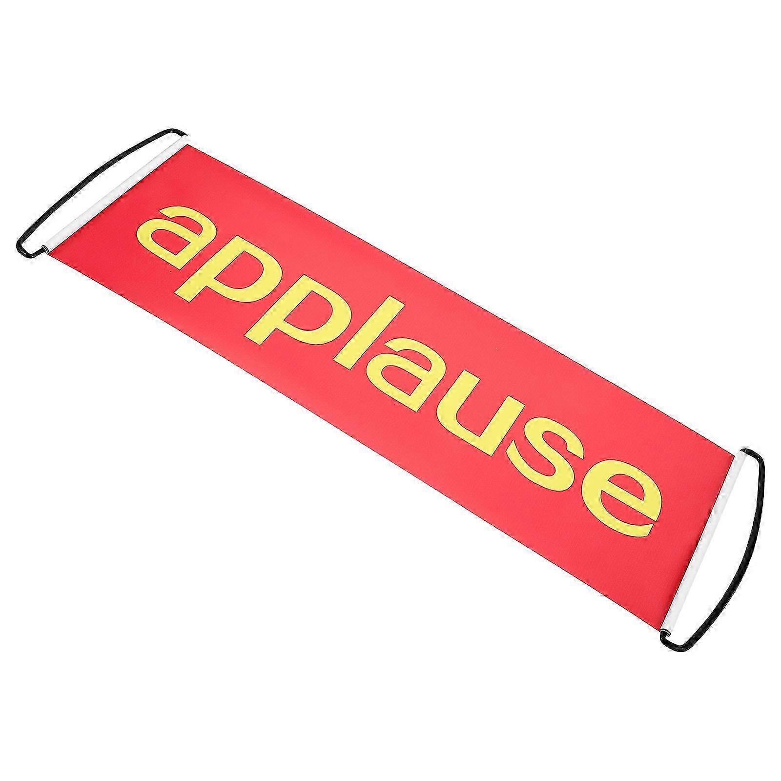 Automatic Retractable Applause Banner | Comedy Prop for Events