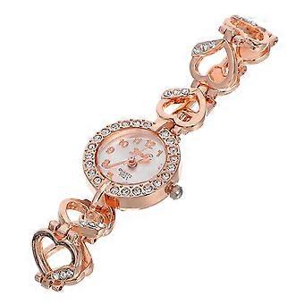 Digital Watch Women Quartz Watch for Timekeeping Rose Gold Wrist Decoration