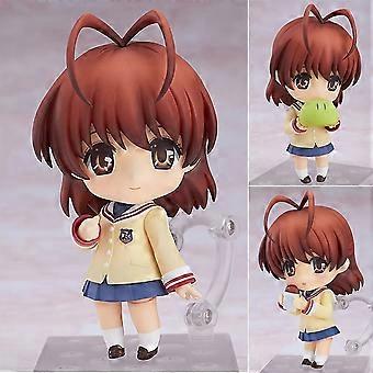 Q-Version Chibi Girl PVC Statue, 10cm Anime Figure with Interchangeable Accessories, for Tabletop RPG Display and Gift
