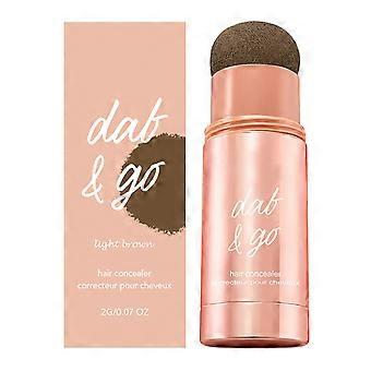 Powder For Sparse Hair Concealer Fine Particles For Hairlines & Gray Hair Natural Coverage 7 Color Dry Shampoo Alternative 2G  light brown