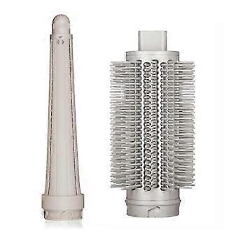 Upgraded Round Volumizing Brush and Long Hair Curling Barrels Attachment compatible with Shark FlexStyle HD400 Attachment Small
