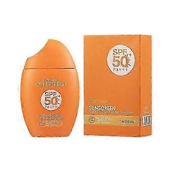 KORMESIC SPF50 aurinkovoide, laajakirjoinen UVA/UVB-suoja, kevyt, monitehoinen kosteuttava pohjustusvoide, päivittäiseen käyttöön