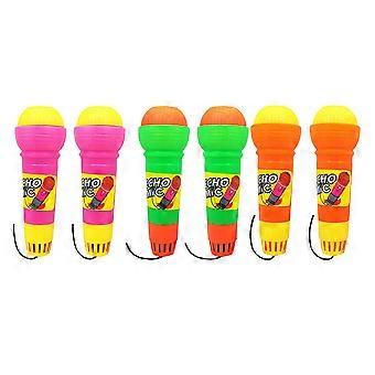 Echo Microphone Toy Voice Amplifying Microphone Toy 6Pcs for Kids Use
