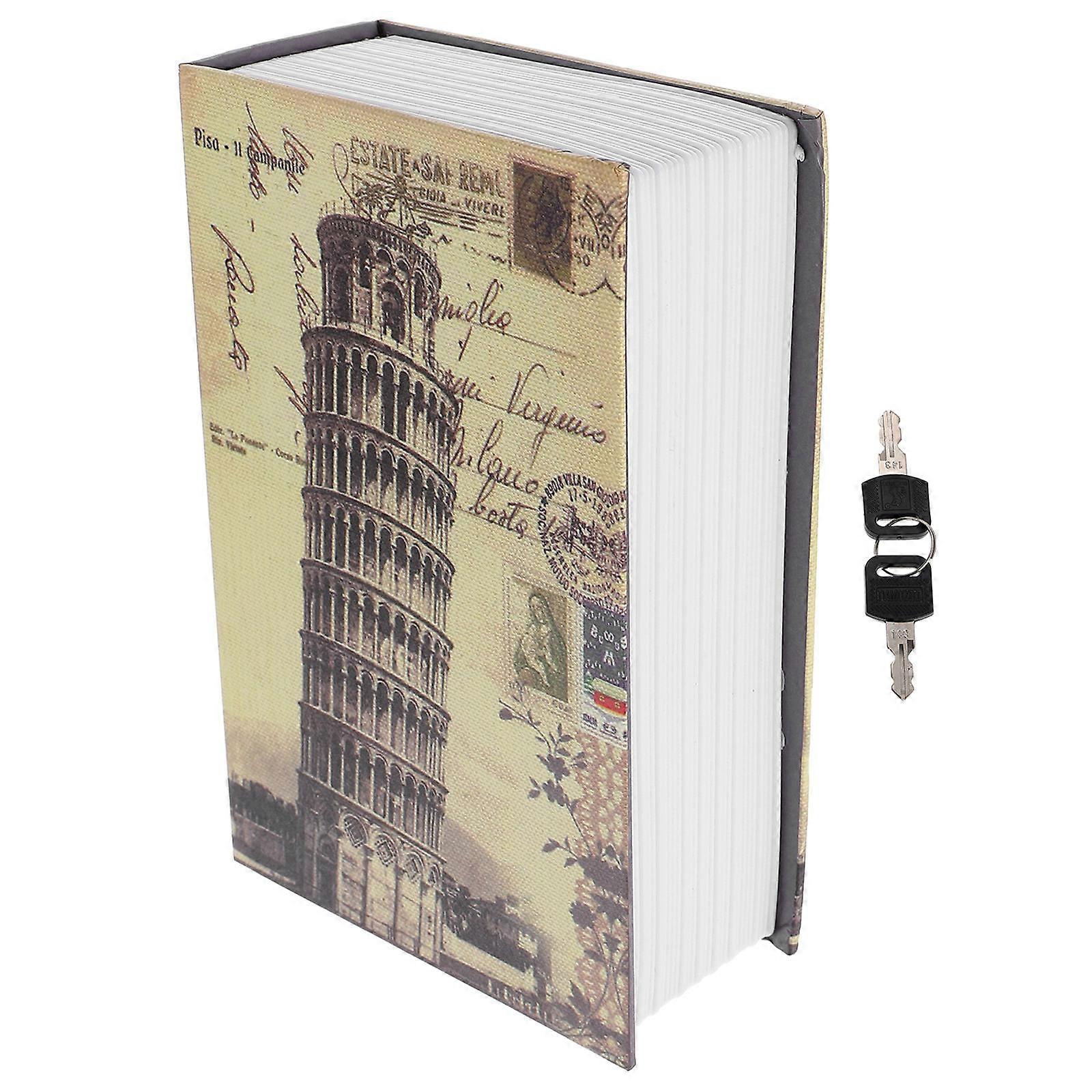 Hidden Safe Box for Storage Use with Coded Lock Simulation Book Lock Box