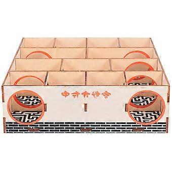 Labyrinthe en bois pour hamster, tunnel de labyrinthe pour jouets d'activité pour animaux de compagnie