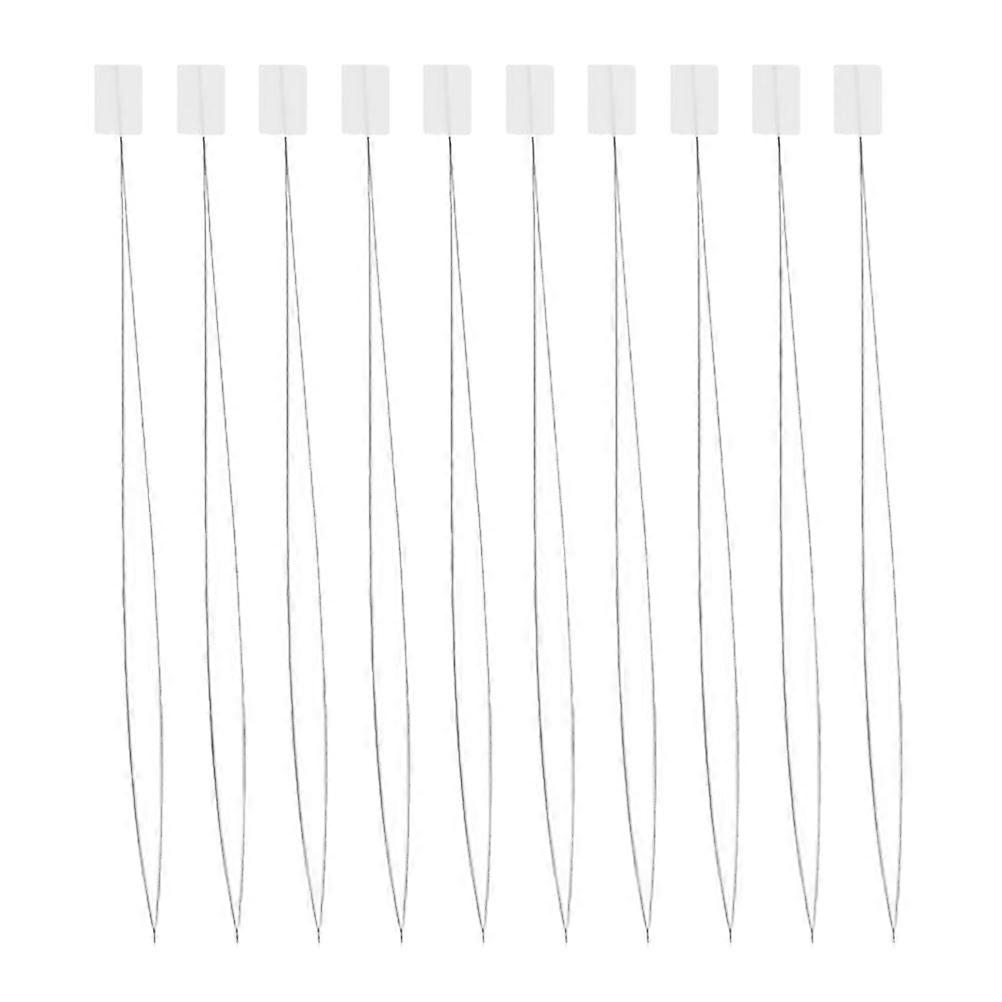 10pcs Punch Needle Threader Needle Threaders Sewing Machine Threader Beading Needle Needle Threading Tools Sewing Tool Portable Threader