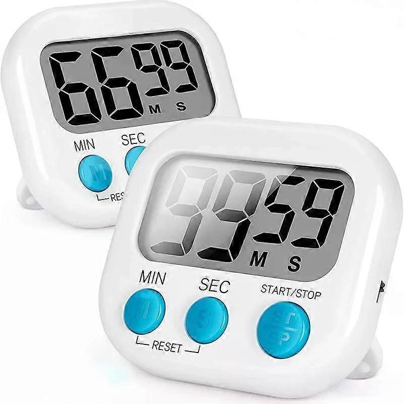Kitchen Timer Magnetic LCD Digital Countdown Cooking Alarm Clock Home Accessories
