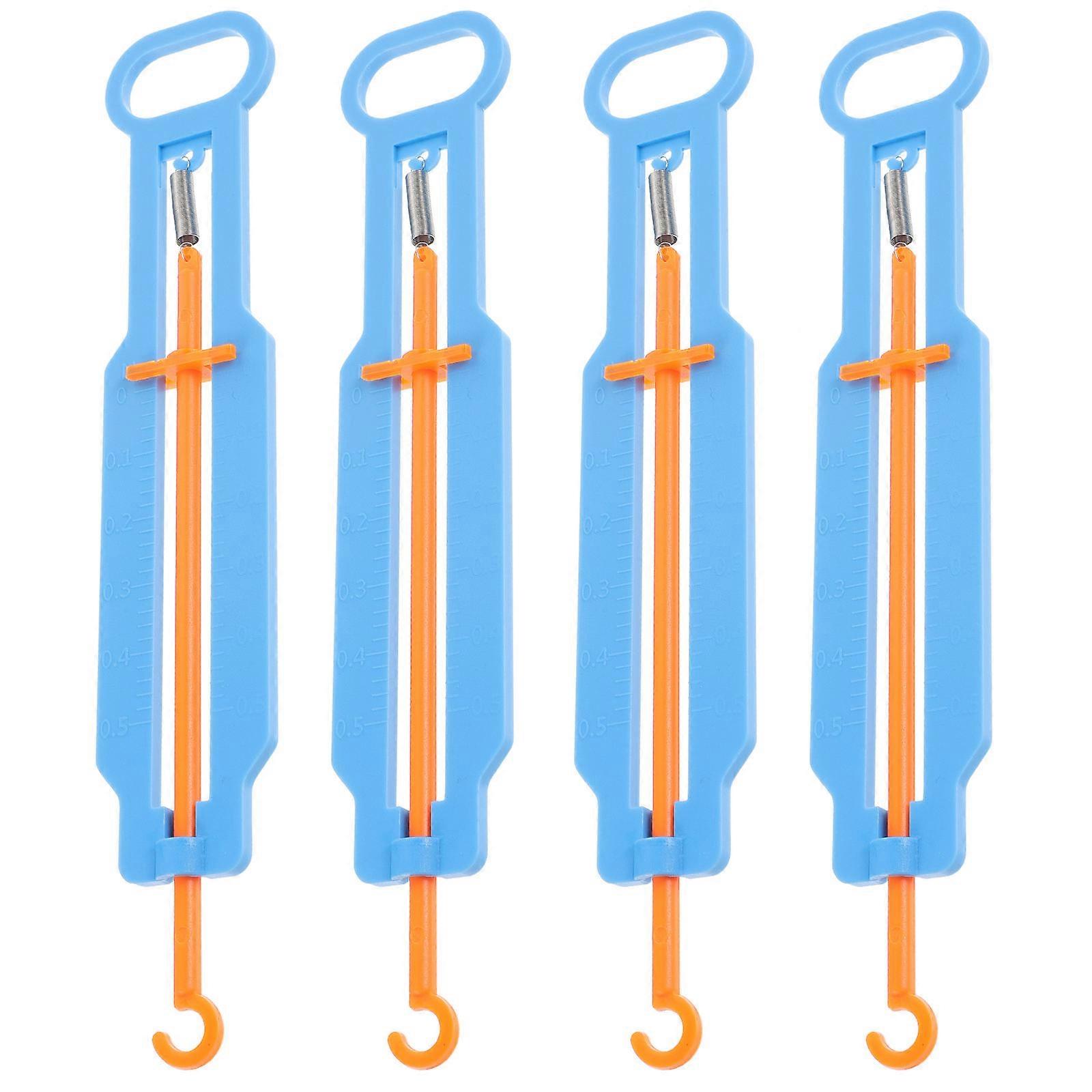 4 Sets Spring Balance Scale Plastic Spring Scale DIY Spring Scale Trigger Pull Scale