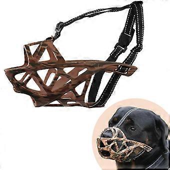 Dog Muzzle, Dog Basket Muzzle For Large Dog, Anti-bite Muzzle With Adjustable Straps N