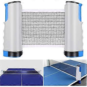 Ping Pong Net, Retractable Table Tennis Net Ping Pang Net Table Tennis Net Adjustable Portable for Indoor and Outdo [XR]
