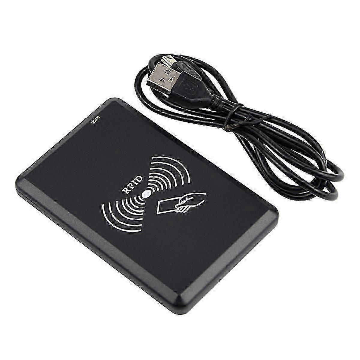 USB RFID Reader Contactless Smart Card Reader, Driver-Free HID for Windows Linux Android