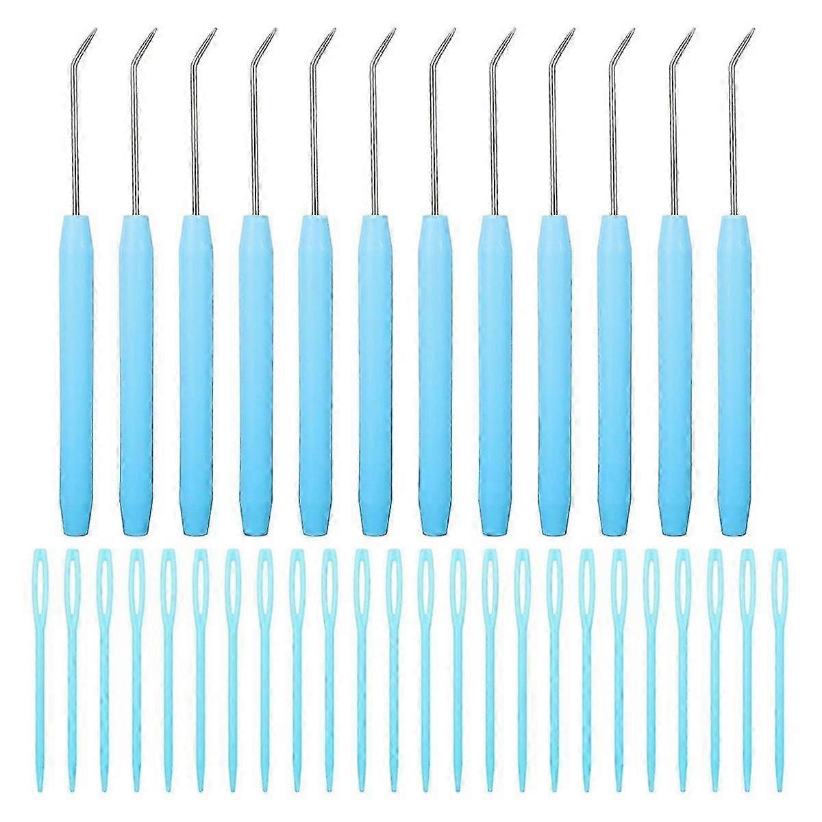 36Pcs Hook Set,Knitting Hook Crochet Needle Hook A